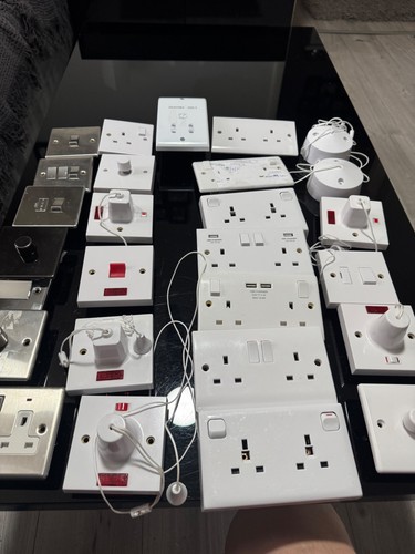 Bathroom switches sockets - bathroom, switches,