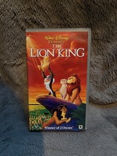 The Lion King Walt Disney VHS