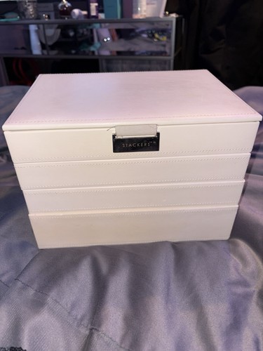 Stackers set large - stackers, cream