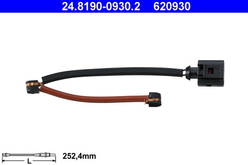 Warning contact brake pad - warning, contact,