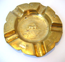 Mitchells & Butlers Brass Ashtray M&B Extra Stout Export Ale Rare Vintage Stag *