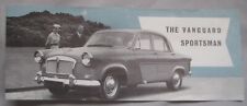 1956 Standard Vanguard Sportsman small fold out Brochure