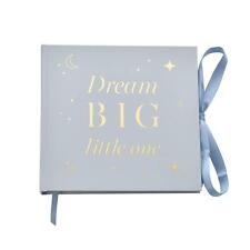 Baby Photo Album by Bambino Stars 4' x 6' - Blue / Dream Big