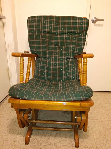 Wood glider rocker chair - wood,