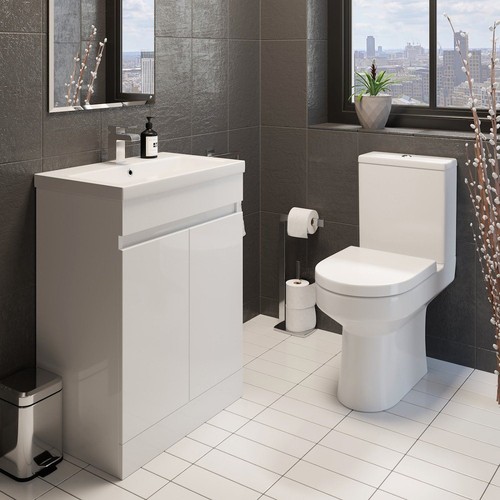 Modern bathroom cloakroom - bathroom,