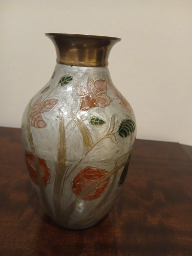 Attractive brass cloisonne - attractive,