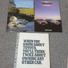 Toyota UK information and sales brochures. Toyota Celica Range  1982 - ST Coupe