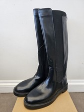 H&M Black Knee High Chelsea