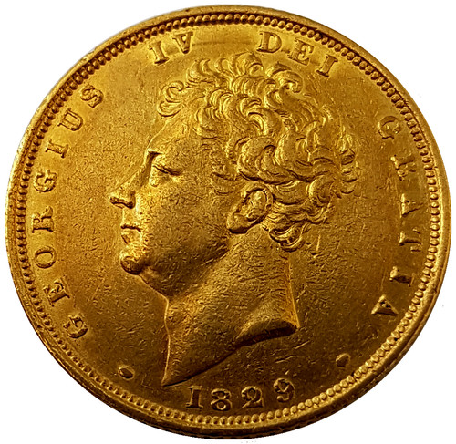 1829 george iiii - george, head