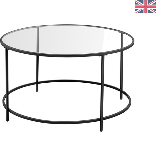Stylish round glass coffee - round,