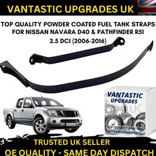 FUEL TANK SUPPORT STRAP X2 FITS NISSAN NAVARA D40 PATHFINDER R51 2.5 DCI (06-16)