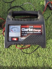 CLARKE BATTERY CHARGER 4A AMP 12V CAR VAN VEHICLE BOOSTER 60AH LA4