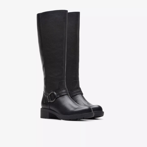 Clarks ladies hearth rae black - ladies,