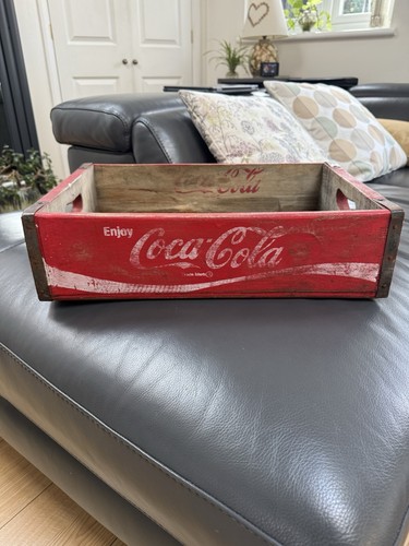 Vintage wooden coca cola - coca, crate