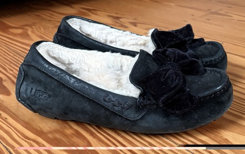Women ugg ansley bow black - women’s,