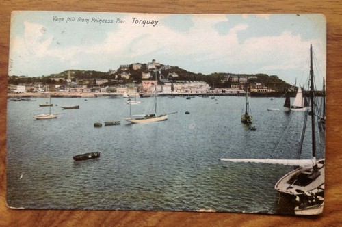 Vintage postcard 1905 view - postcard,