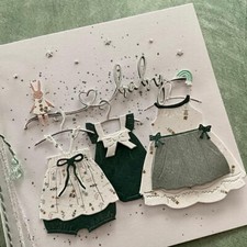 Baby Apron Dress Metal Cutting