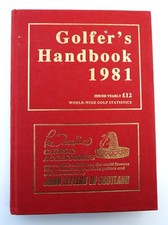 GOLFER'S HANDBOOK 1981 -
