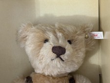 Steiff Bear Blonde 43 British Collectors Club 1996  + Box + Certificate +Tag