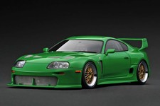 1/18 Scale Resin Diecast Model Car, 2002 Toyota Supra (A80) TRD 3000GT, Green JP