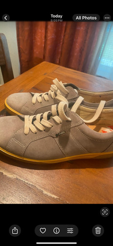 Ecco gray suede - suede, sz