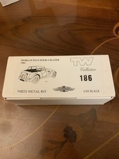 Morgan Car TW Collection Morgan Plus Four 4 Seater 1963 White Metal Kit 1/43