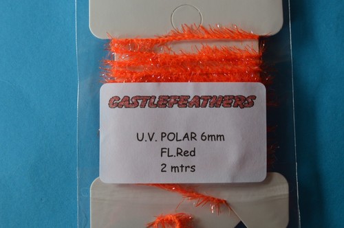 6mm polar chenille hackle - polar,