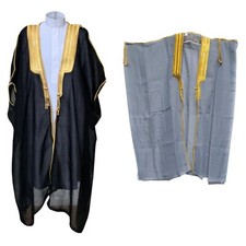 Kid's Arabian Grey Bisht Cloak