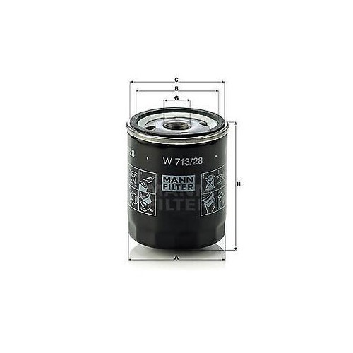 Mann filter 713 oil - w,