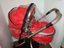 New RAINCOVER Zipped to fit Mothercare Orb Carrycot & Seat unit Pushchair