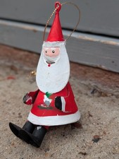 Vintage hand painted metal - painted,