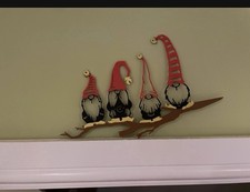 Whimsical gnome ornament with - gnome,