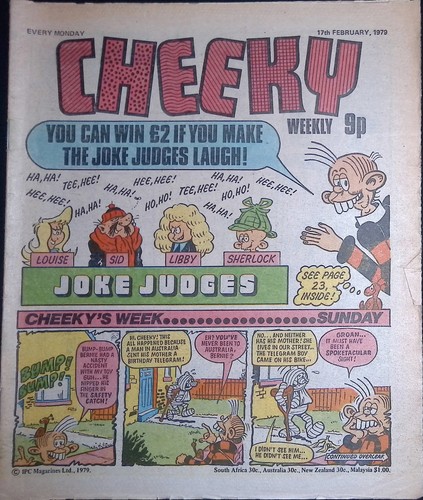 Cheeky 17th february 1979 ipc - cheeky,