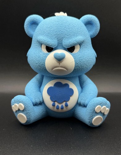 The blue grumpy care - grumpy, 3d