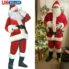 7Pcs Santa Claus Costume