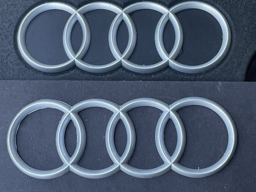 Audi engine cover badge 5 - audi, 16.5