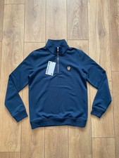 belstaff 1/4 sweatshirt dark