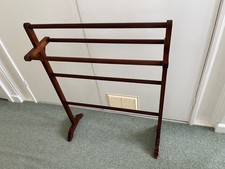 Antique mahogany wooden clothes airer/maiden