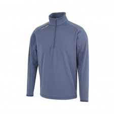 Galvin Green Drake 1/2 Zip Sweater - Sharkskin-S