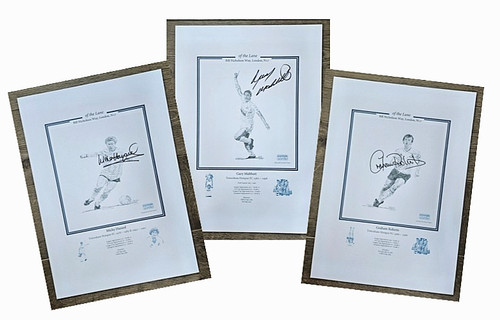 Signed spurs legends prints - signed,