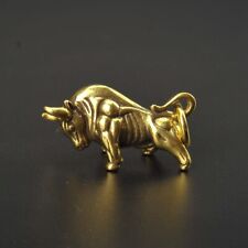 well detailed solid brass Taurus the bull ideal fob  watch chain charm keyring