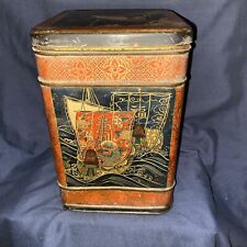Large Antique Chinese Dispensing Tea Tin. c.1900.