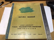 Plessey PTR61E, F, G, & H Light Aircraft VHF Transmitter-Receiver Service Manual