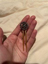 Antique Cut Steel Hair Piece