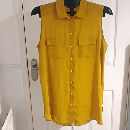 Primark yellow collared - yellow,