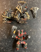 Warhammer 40K CHAOS SPACE MARINE ON JUGGERNAUT OF KHORNE Metal Citadel 1996 oop