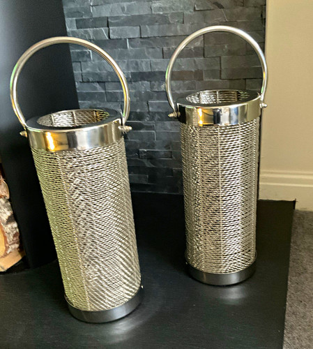 Set silver metal mesh - silver,