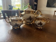 Vintage Horse Motif Tea Set