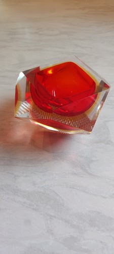 1960 murano glass ashtray - 1960's,