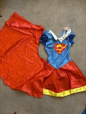 Super Girl Dressing Up Fancy Dress Costume Size Rubies medium